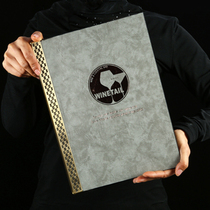 High new name Mo Taika wine list Custom metal buckle edge design Restaurant menu KTV bar club wine list