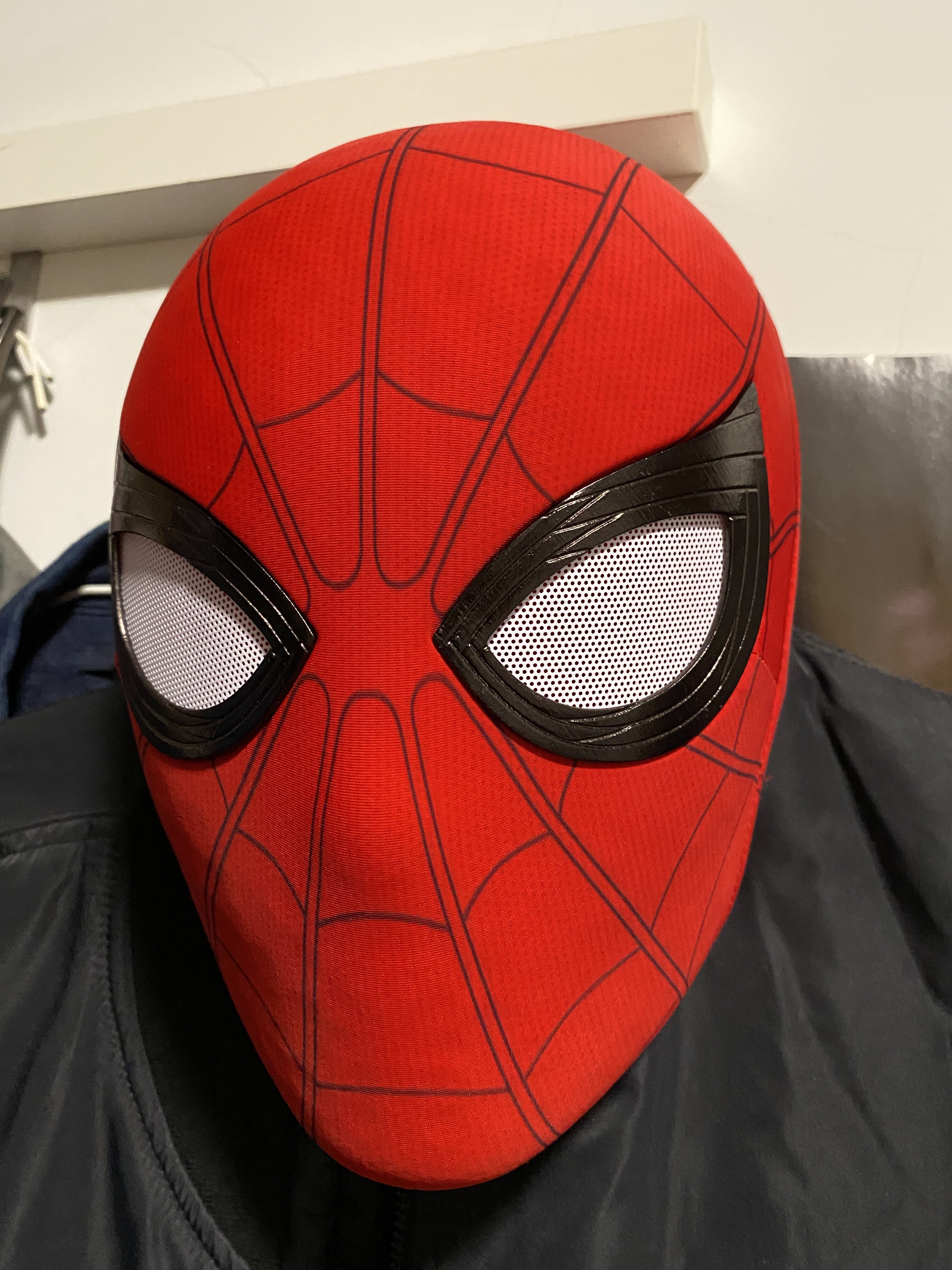 スパイダーマン　フェイス　シェルマスクセット　コスプレ　ホットトイズ TAMS フェイスシェル DIY フェイスシェル アイズ * 2 マスク マスカラ