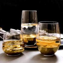 North Phantom electroplated gold glass household crystal glass drink cup Milk Cup creative fruit cup