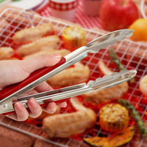 Thickened stainless steel food clip barbecue clip bread clip outdoor BBQ picnic barbecue sushi multipurpose clip self-service clip