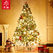 Large Christmas tree home 1 5 1 8 2 1 2 4 m package decoration simulation luxury encrypted luminous DIY