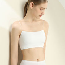  Summer thin incognito bandeau underwear women without steel rings chest-wrapped women bottoming anti-walking beautiful back camisole inner ride