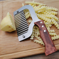 Cut potato wave knife French fries knife wolf tooth knife potato knife fancy wave shaped potato flower Langya potato wave knife