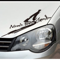 Movie speed and passion car sticker car headlight creative English letter personality reflective sticker light eyebrow sticker