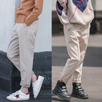 Girls fashion casual pants 2021 autumn and winter New Children Fashion foreign style autumn trousers childrens winter pants