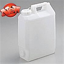 PE upper and lower double mouth White Square flat plastic l bottle barrel 10L narrow edge barrel 130*290 * 380mm