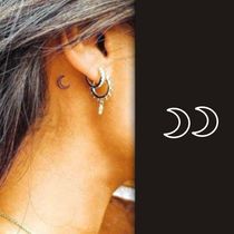 Herb tattoo plant moon tattoo paste juice herbal ear back shoulder semi-permanent lasting waterproof female