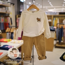 Direct Mail BLUEDOG Korea Blue Dog 21 Autumn Childrens Wear Casual Pants Set 100-165