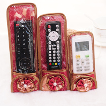 Transparent plastic fabric remote control cover air conditioner remote control cover TV remote control protection cover boutique