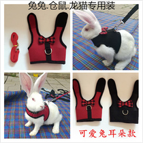 ~ Rabbit Traction Rope Slip Rabbit Rope With Rabbit Rope Cute Mini Clothes Rabbit Cog Rabbit Coeared Rabbit Dragon Cat Little Pet