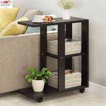 Sofa Side Cabinet Lockers Side Small Tea Table Narrow Strip Square Table Minimalist Easy To Nip Living-room Shaped Shelve
