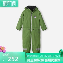 Finnish Reima Children Conjoined Ski Suit Winter Warm Limpsuit Clique Cotton Windproof Submachine Coat Tec