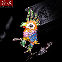 Japan and South Korea high-end buckle accessories pin custom badge change pants waist women mens summer anti-light brooch owl