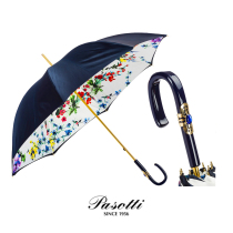 pasotti Italy imported light luxury umbrella parasol handmade luxury double layer ancient rhyme unique black style