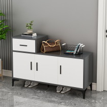 Shoe cabinet home large capacity multi-function storage cabinet porch cabinet modern simple sitting shoe rack shoe stool