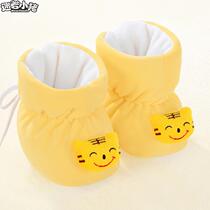 Shoes Autumn Winter Thickened warm Softbottom 3 Just born child 0-6 months newborn baby cotton shoes     