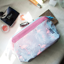 Korean Flamingo wash bag waterproof large capacity cosmetic bag female portable travel cosmetics storage bag small