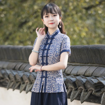 Junya Tang Costume Women China Wind 2022 Summer Improved Qipao Slim Fit for Breathable Vegan Clothes Zen womens dress