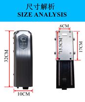 Omar swing door motor Kanolin eight-character door opener width 10cm wheeled door opener 12 square tube machine