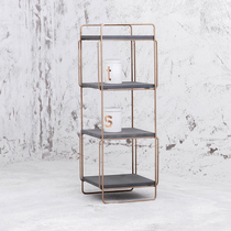NASO Nordic simple modern style practical shelf Small apartment living room bedroom multi-layer storage rack