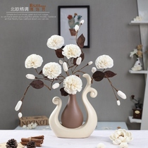 Nordic dried flower home vase decorations creative TV cabinet living room ornaments dining table study bedroom floral decoration