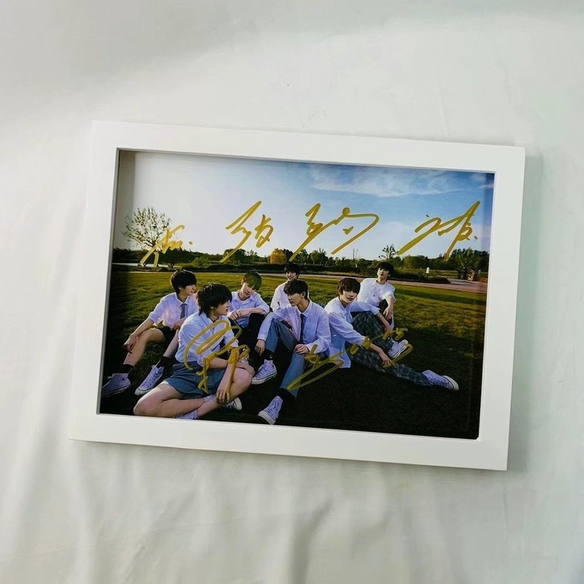 TNT era juvenile group teenager's flower pb cover poster A4 with box pro-pen signature event pro-sign fidelity