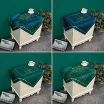 American home fabric bedroom bedside cabinet dust cover cloth waterproof thick cotton linen cover protective cover custom