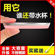 Folding water glass 2021 New food grade high temperature resistant and environmentally friendly foldable silicone travel large capacity portable