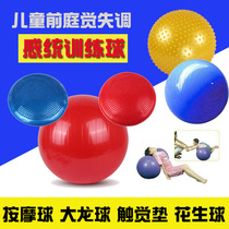 Vestibular sensory system training equipment fitness ball massage ball Big Dragon Ball Children Baby rehabilitation thick explosion-proof tactile pad