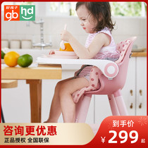 Xiaolong Habit Mushroom Dining Chair Baby Portable Baby 6 Months 2 Years Old Multifunctional Seat Home Dining Table and Chair