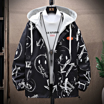 The coat boy boy tide brand 2022 Spring and fall new 12 in the big boy jacket 13 year old boy coat 15