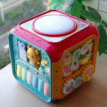 Baby toy music hand clap drum 0-6-12 months toddler drum hexahedron 0-1 year old baby toy