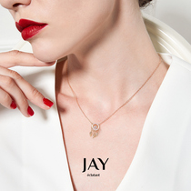 JAY choker 2021 new niche beating heart texture necklace female summer light luxury neck chain pendant accessories