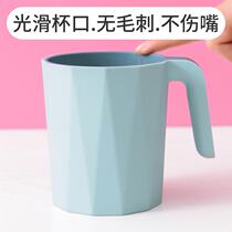 Silicone wall-mounted hotel mouthwash cup large capacity large toothbrush cylinder four-mouth set cup multi-functional simple