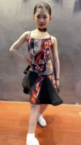 Summer Bianhua Children's Latin Dance Practice Suit Sling Practice Suit
