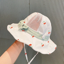 Sun visor sun hat childrens sun hat 2021 new light and breathable large brim adjustable basin hat fisherman