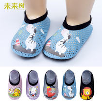 Baby floor socks spring and summer baby soft bottom indoor children early education socks set toddler non-slip bottom sandals socks