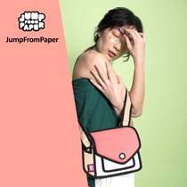 Jump From Paper classic watermelon red shoulder backpack shoulder bag Hee bag cute two dimensional