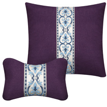 Car interior decoration set Pillow cushion Car pillowcase backrest Car dual-use pillow Car car velvet pillow nap pillow