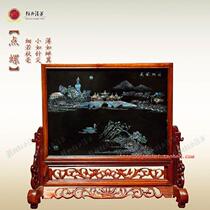 Intangible cultural heritage handicrafts Yangzhou lacquerware ornaments screen ornaments Taiwan screen to go abroad business gifts support customization