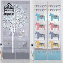 (CreamHouse) Korean cartoon summer soft silent encryption magnetic anti-mosquito curtain