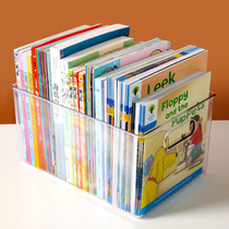 Book box storage box book box storage stationery picture book Oxford tree student finishing basket artifact