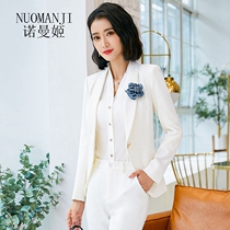 Norman Ji personality business career suit fashion brief about two sets of temperament small scenewear suits famous ladies and ladies