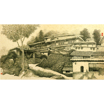 Sheng Zonghans People in the Mountains paper new pen drawings