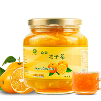 Buy and send a spoon]Chutian Jasper honey grapefruit tea 1050g bottle 600g bottle grapefruit tea