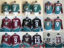 Anaheim Ducks giant duck vintage ice hockey suit Teemu Selanne Paul Kariya Jerseys