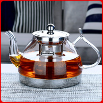  Glass teapot for Borun induction cooker heat-resistant glass teapot household thickened high temperature resistant teapot