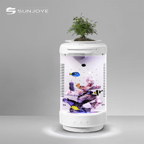 Mori overseas tropical fish tank small desktop tank ecological fish tank Betta fish acrylic aquarium jellyfish tank clown fish tank