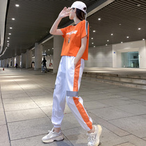 Students  new casual jazz dance personality womens clothing Korean version of adult performance clothing modern hip hop dance ds performance clothing