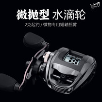 Pool Blade Road Sub Micromatter Drop Wheel Shallow Wire Cup Ultralight Metal Fish Wire Wheel Magnetic Brake Stream Horse Mouth Fishing Wheel